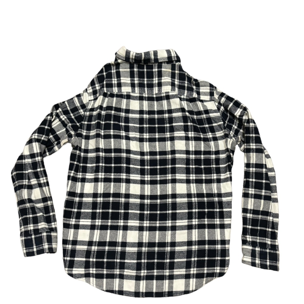 Blue&White American Eagle Flannel with Front Pocket - Picture 2 of 4